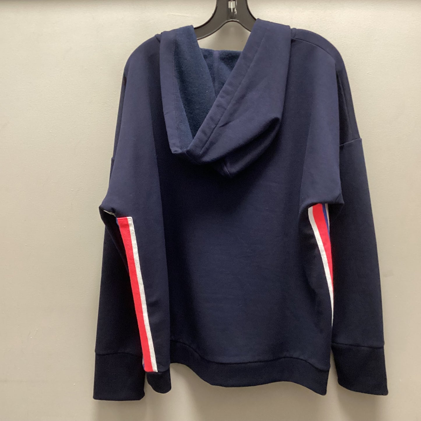 Sweatshirt Hoodie By Talbots In Navy, Size: Xl