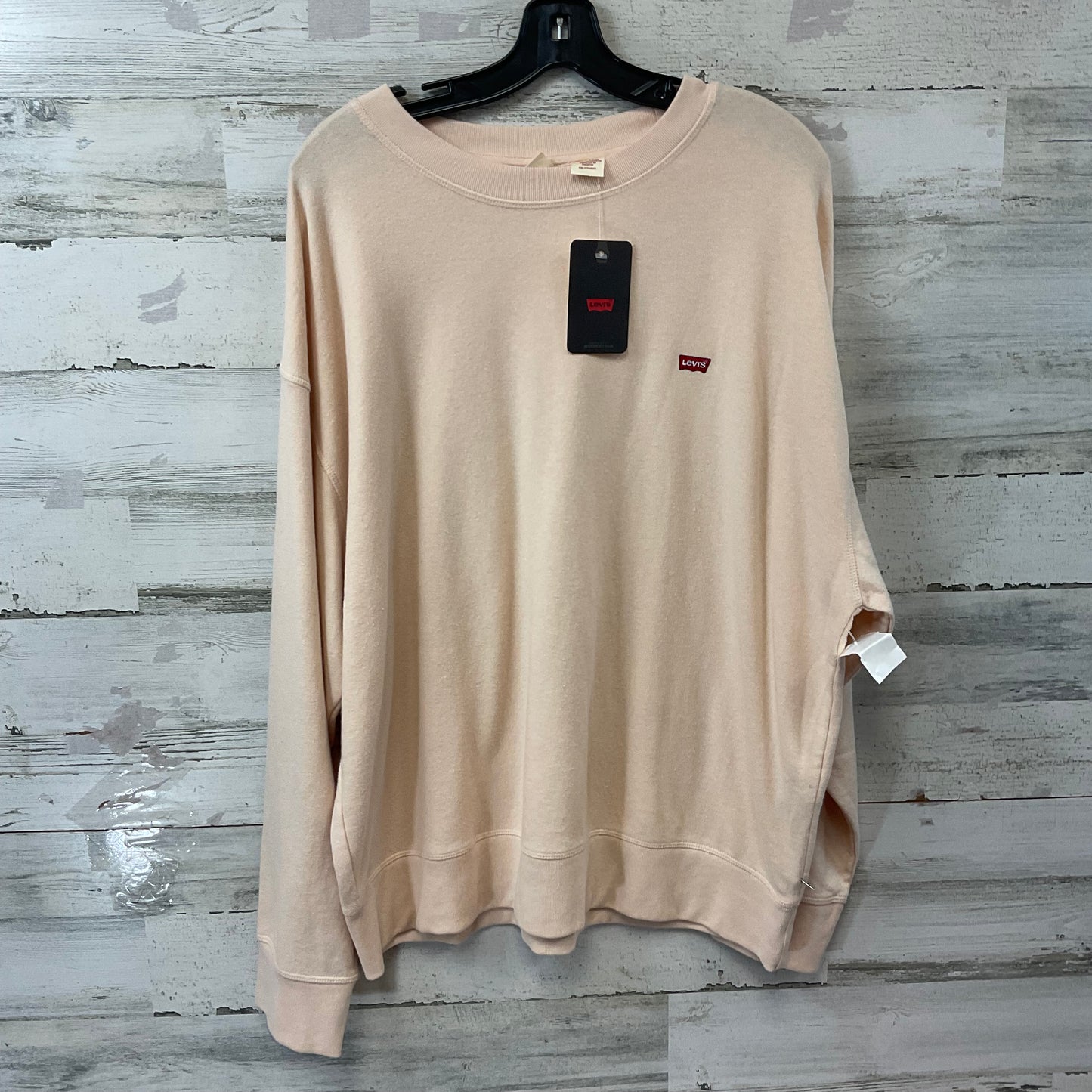 Top Long Sleeve By Levis In Peach, Size: XXL