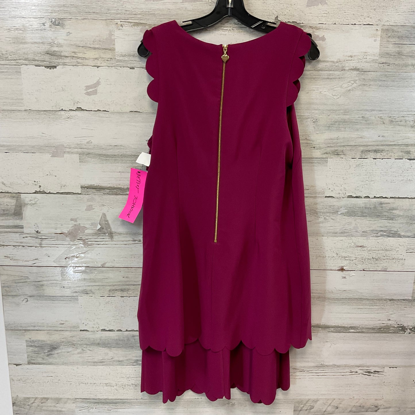 Dress Party Short By Betsey Johnson In Maroon, Size: L