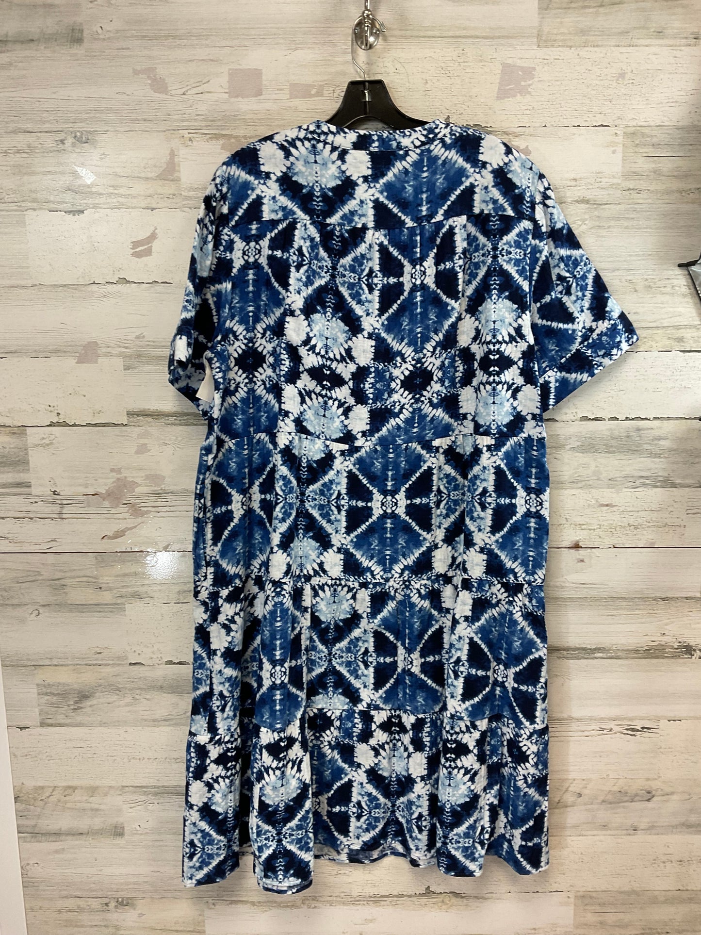 Dress Casual Short By Chicos In Blue, Size: Xxl