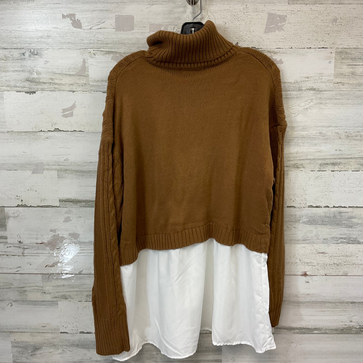 Sweater By Hyfve In Brown, Size: L