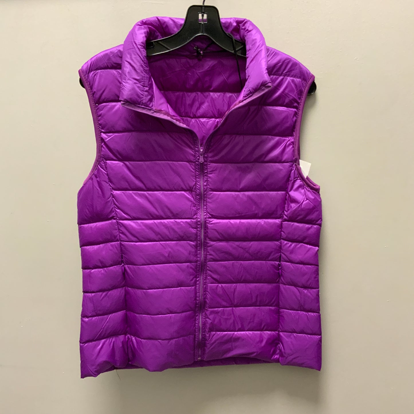 Vest Puffer & Quilted By Cme In Purple, Size: Xl