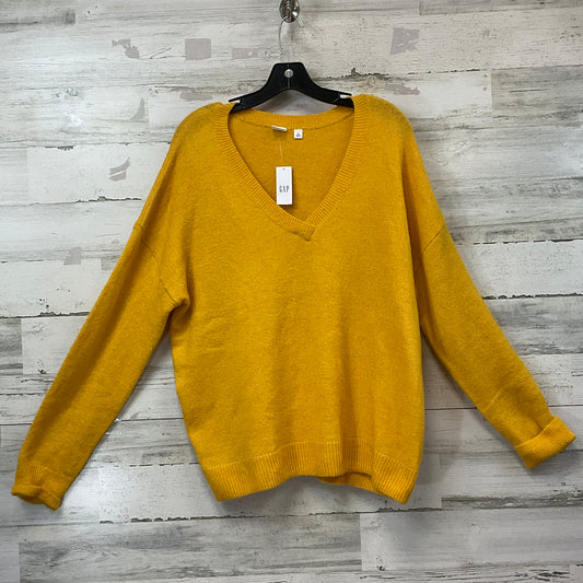 Sweater By Gap In Yellow, Size: Xl