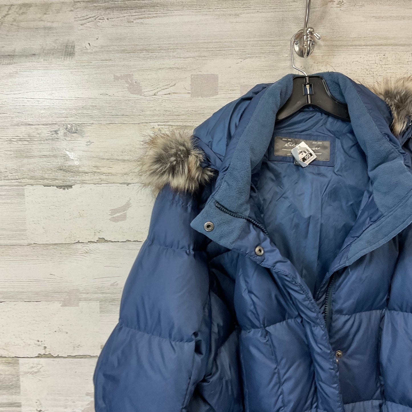 Coat Parka By Eddie Bauer In Blue, Size: 3x