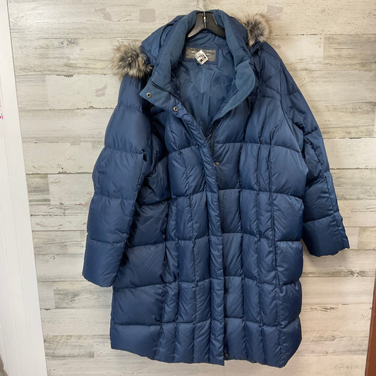 Coat Parka By Eddie Bauer In Blue, Size: 3x