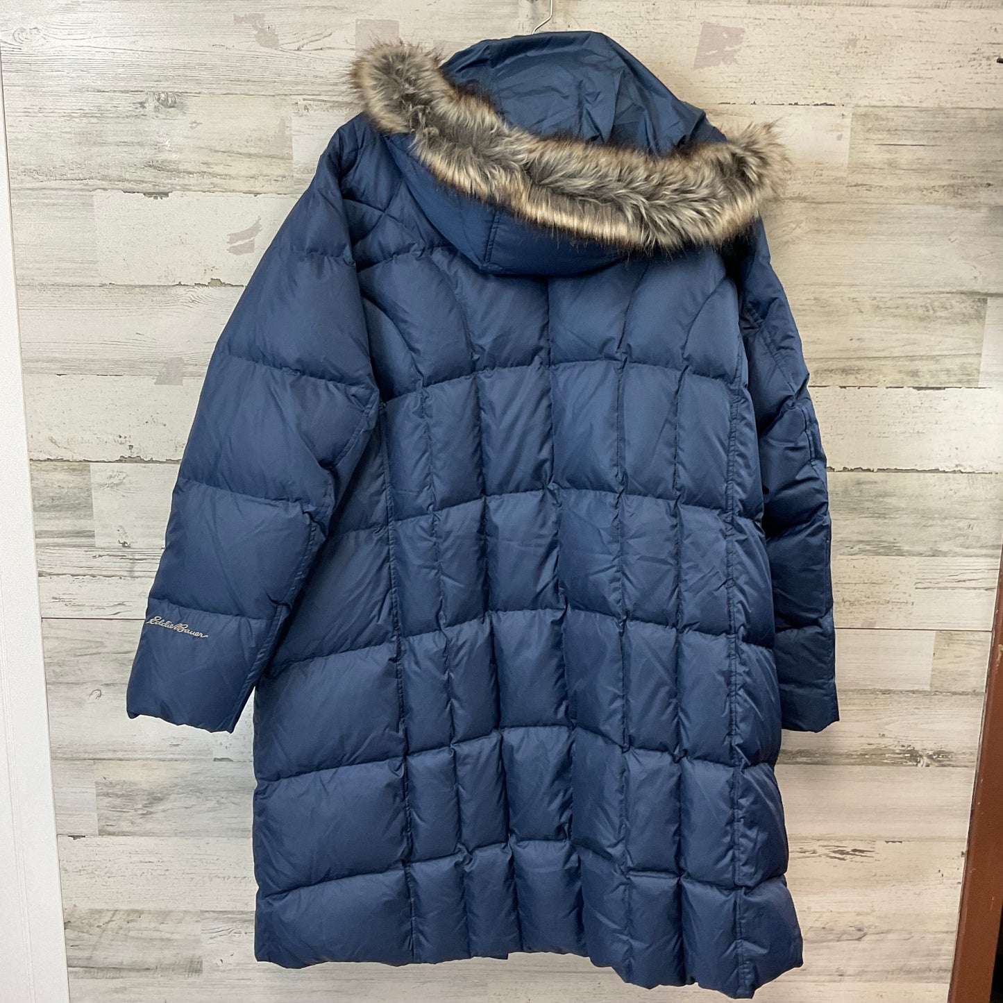 Coat Parka By Eddie Bauer In Blue, Size: 3x