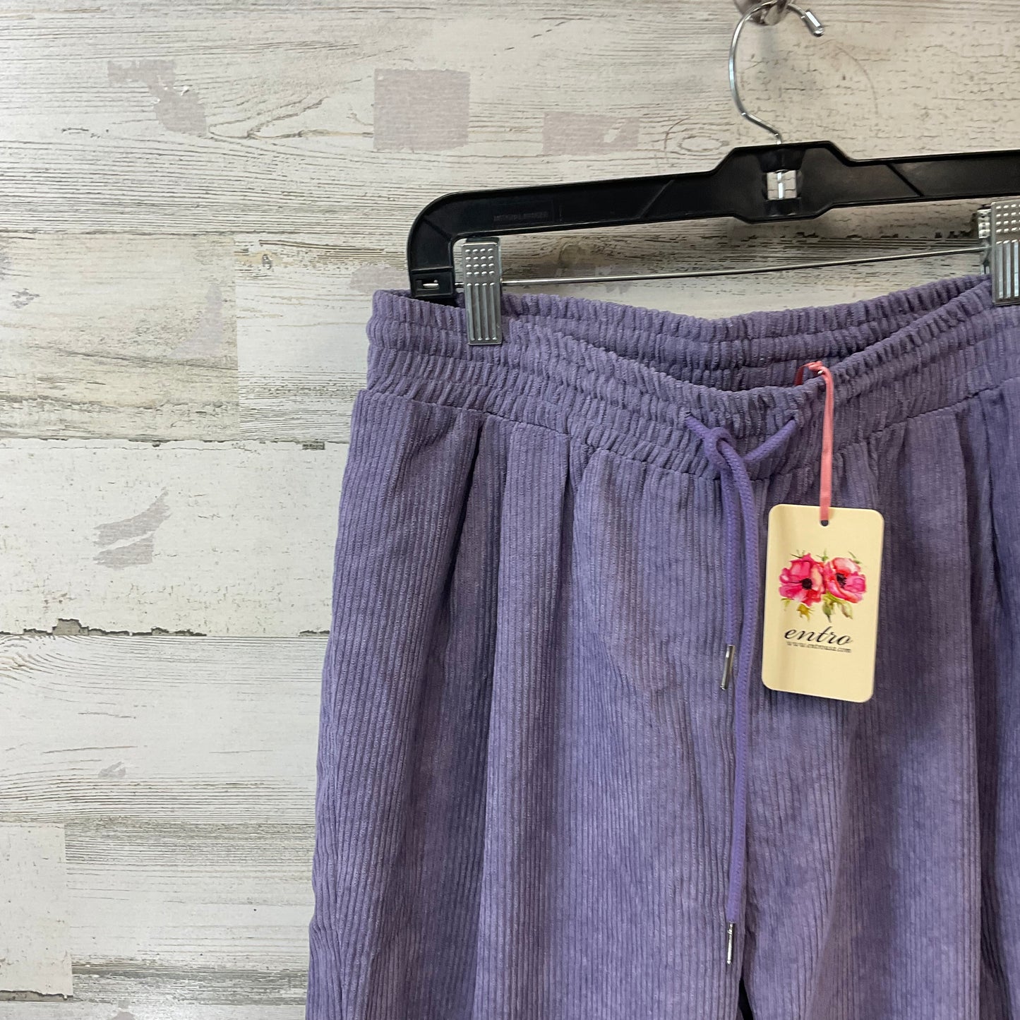 Pants Joggers By Entro In Purple, Size: M