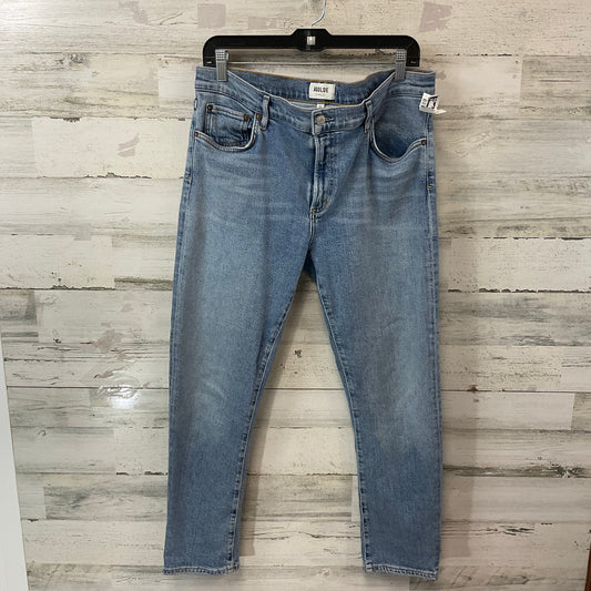 Jeans Skinny By Agolde In Blue Denim, Size: 12