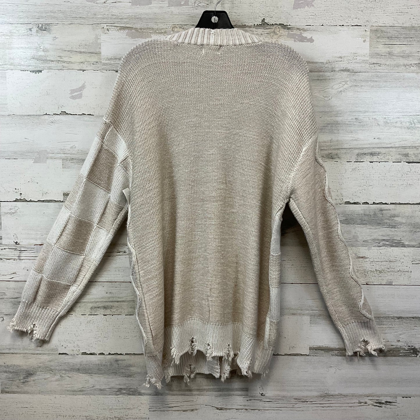 Sweater Cardigan By Bke In Beige, Size: Xs