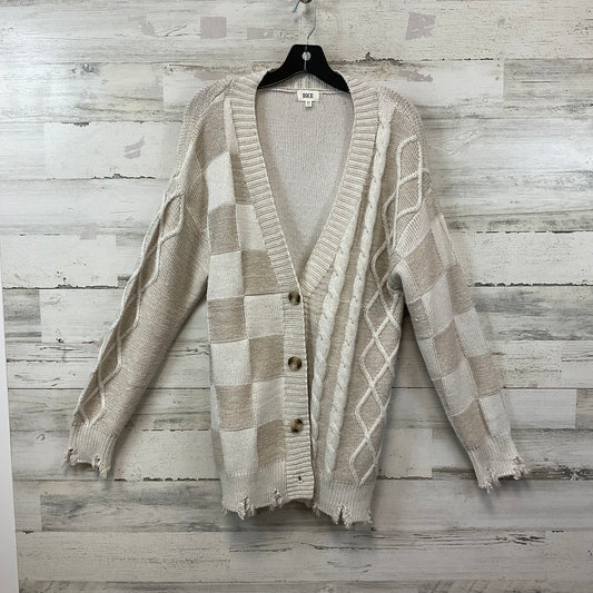 Sweater Cardigan By Bke In Beige, Size: Xs