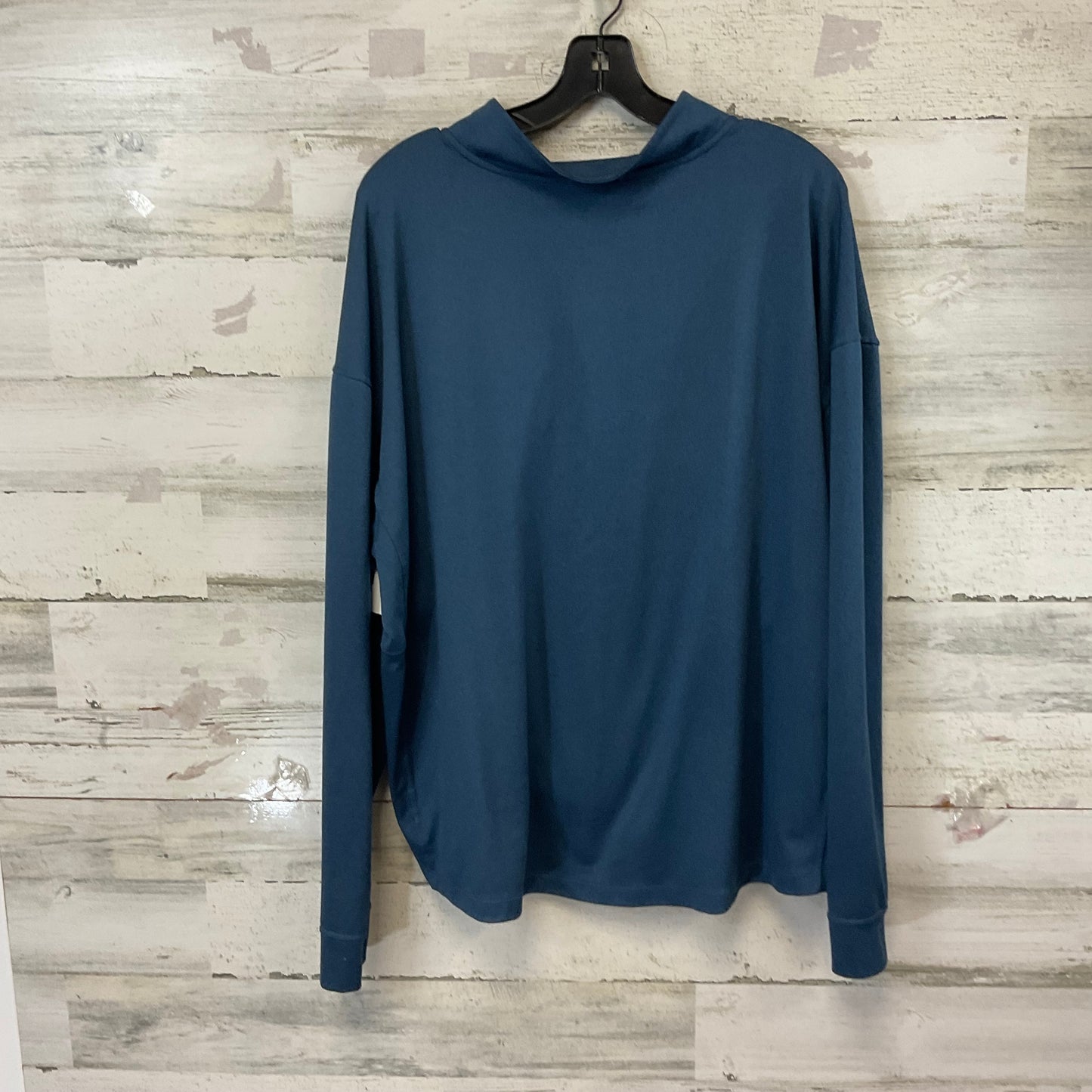 Athletic Top Long Sleeve Collar By Patagonia In Blue, Size: XL