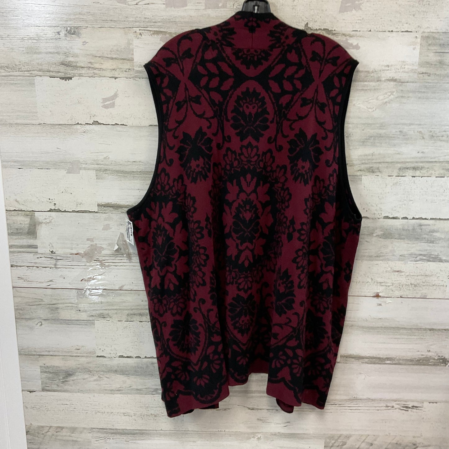 Vest Other By Investments In Red, Size: 3x