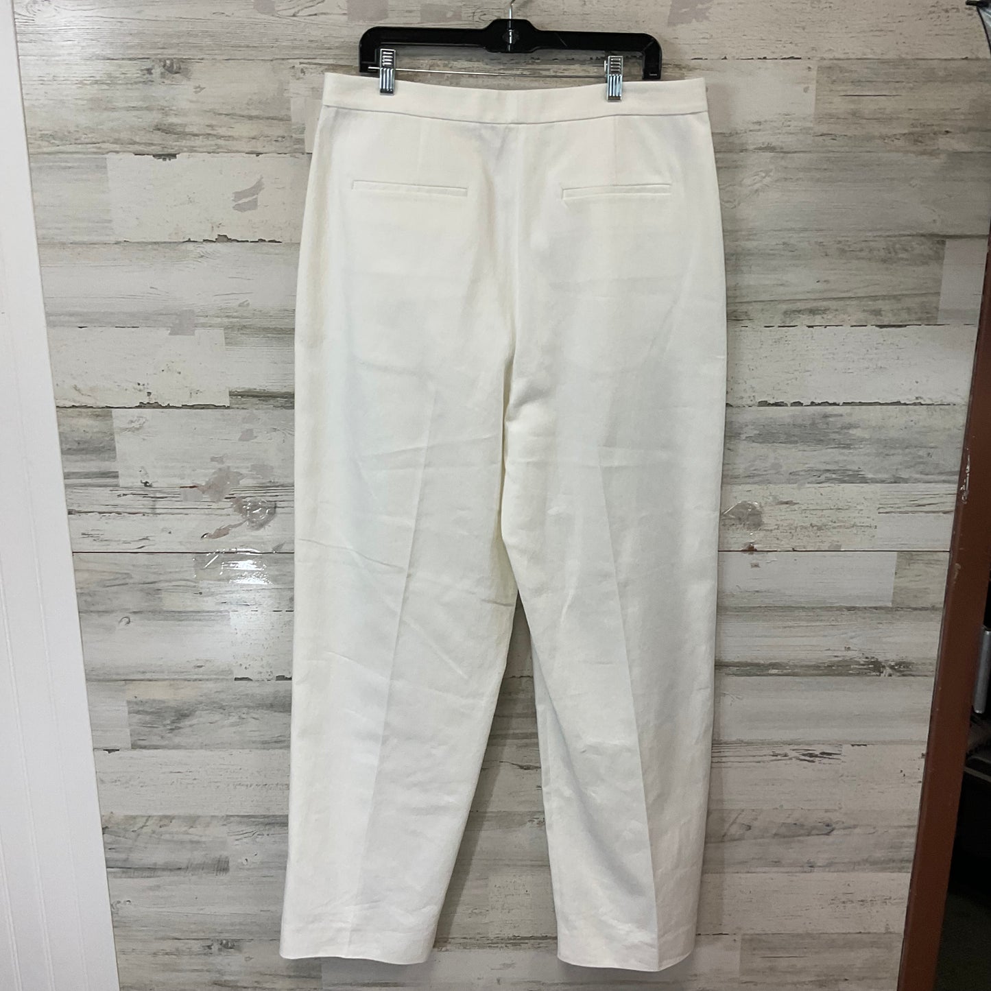 Pants Wide Leg By St. John In White, Size: 14