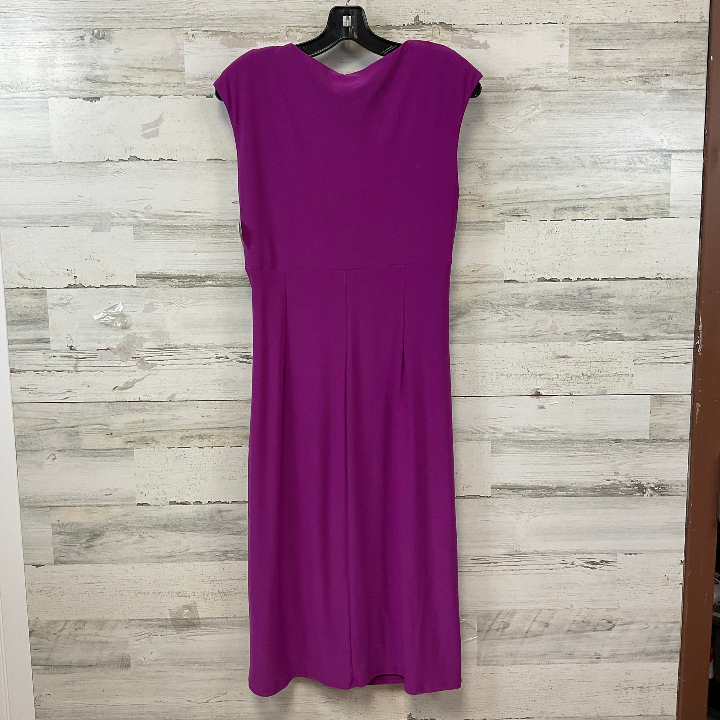 Dress Party Midi By Lauren By Ralph Lauren In Purple, Size: M