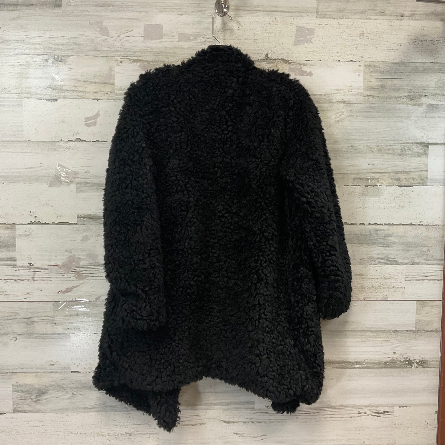 Coat Faux Fur & Sherpa By Anthropologie In Black, Size: M