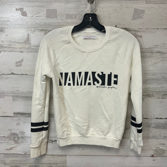 Sweatshirt Crewneck By Spiritual Gangster In Cream, Size: Xs