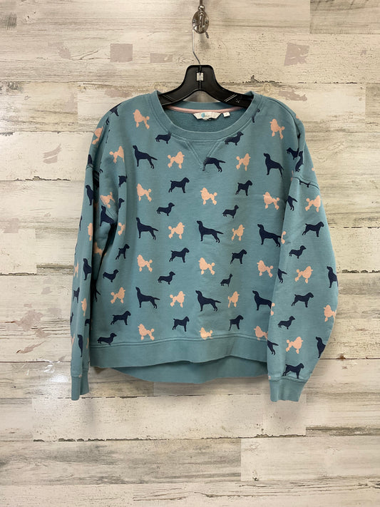 Sweatshirt Crewneck By Boden In Blue, Size: M