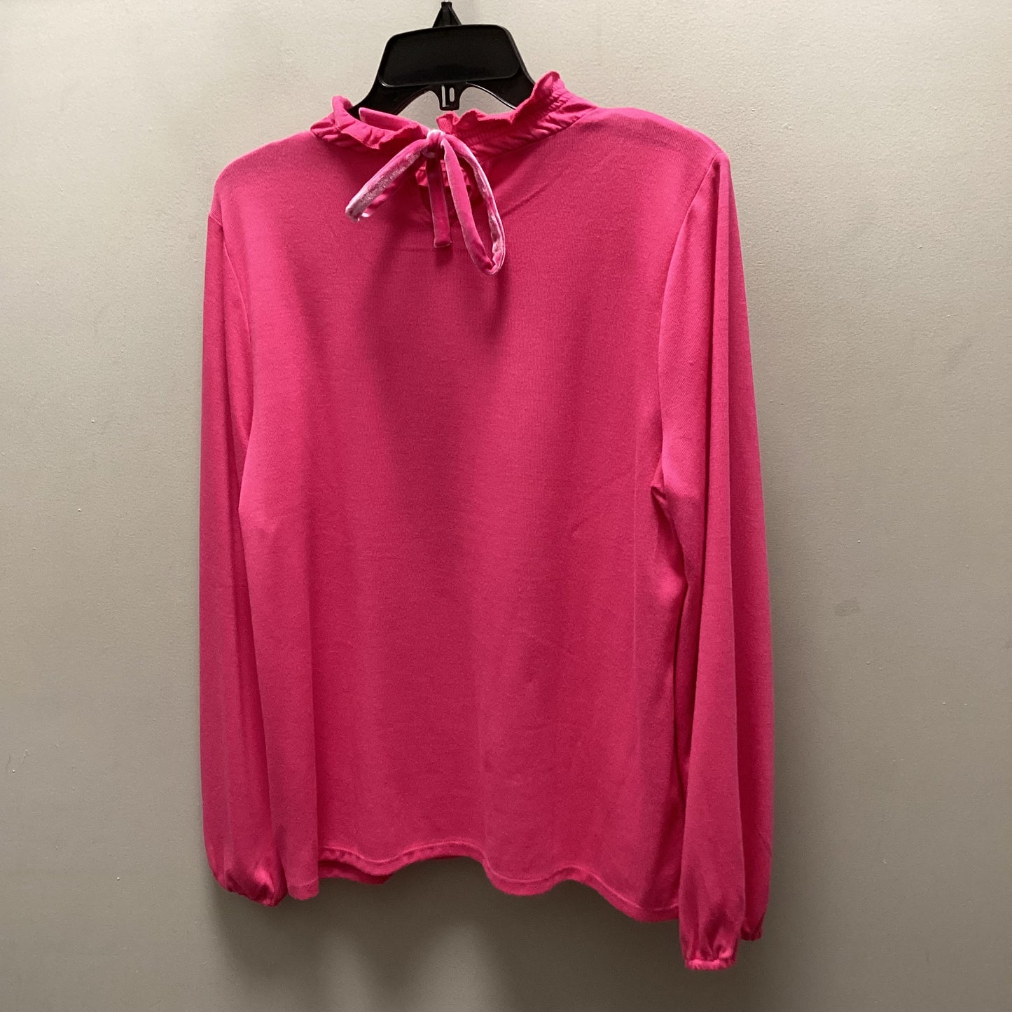 Top Long Sleeve By Talbots In Pink, Size: Lp