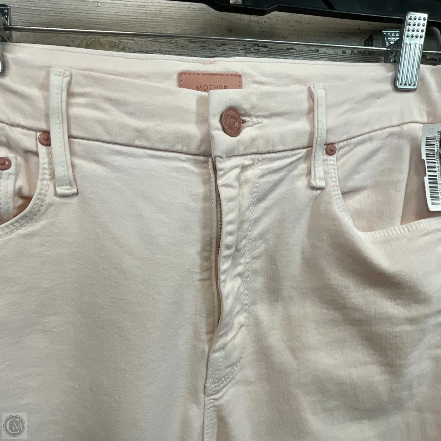Jeans Skinny By Mother Jeans In Pink, Size: 6