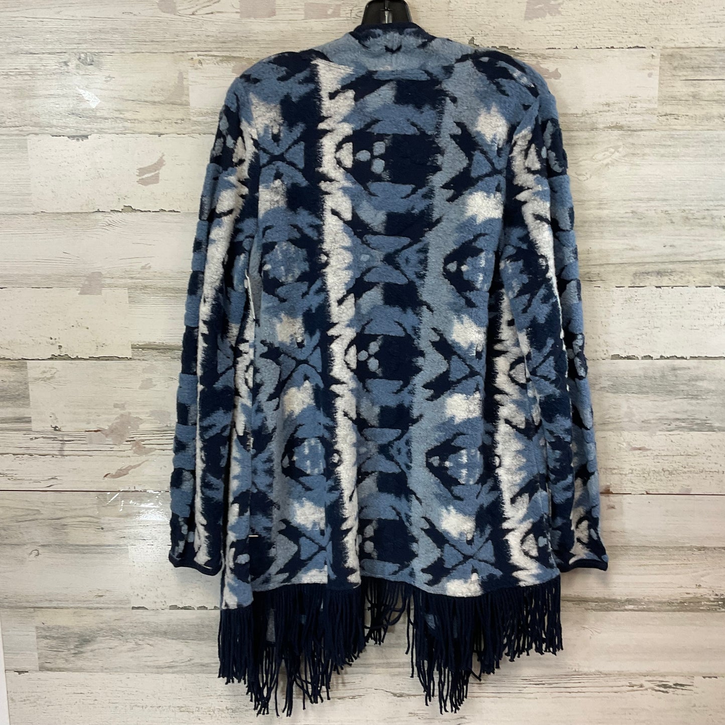 Cardigan By Lucky Brand In Blue, Size: L