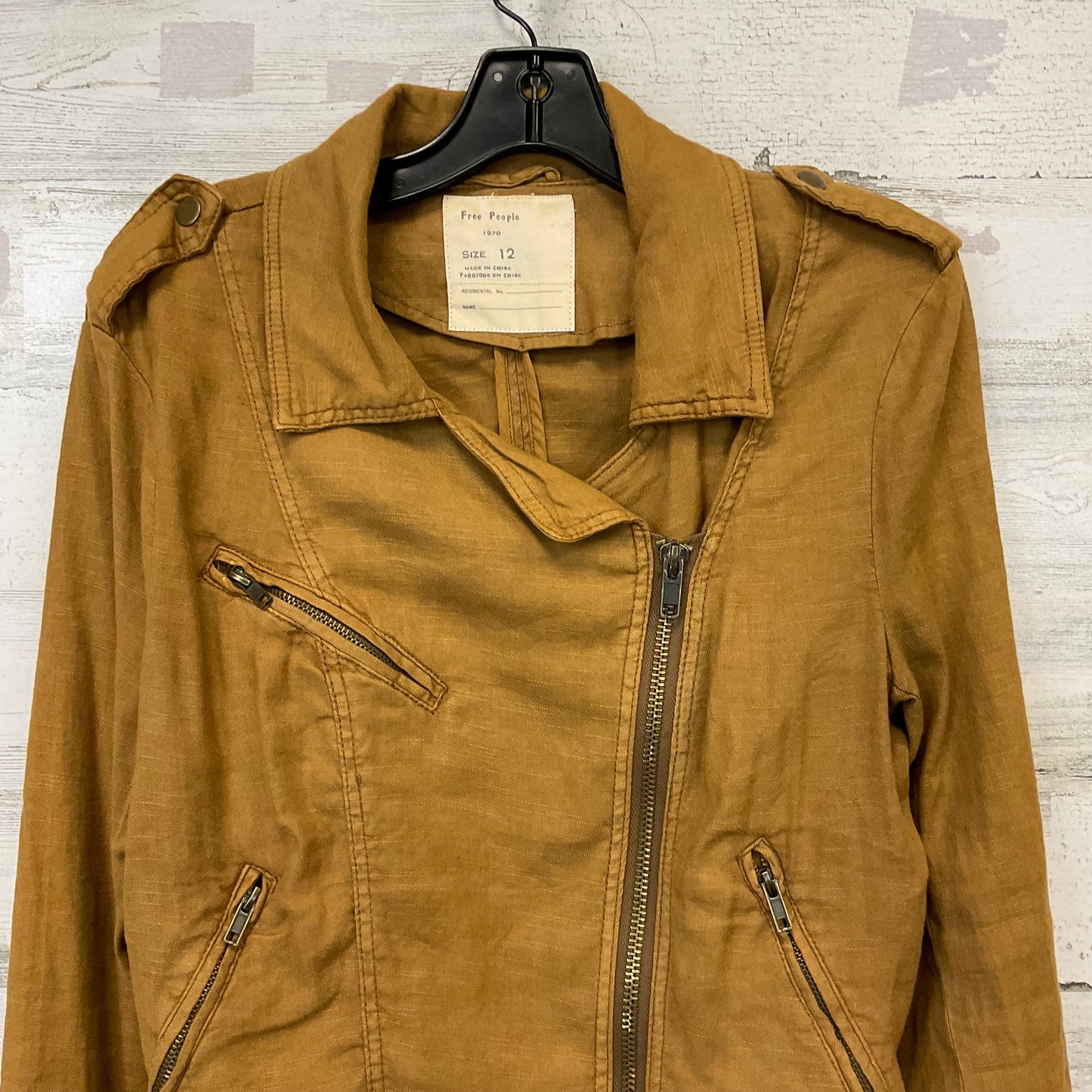 Jacket Other By Free People In Tan, Size: L