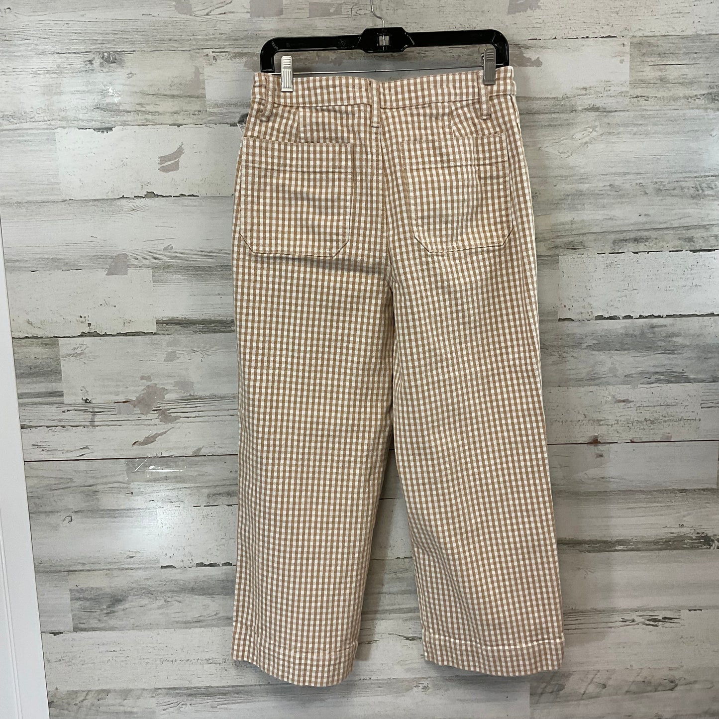 Pants Cropped By Madewell In Tan, Size: 8