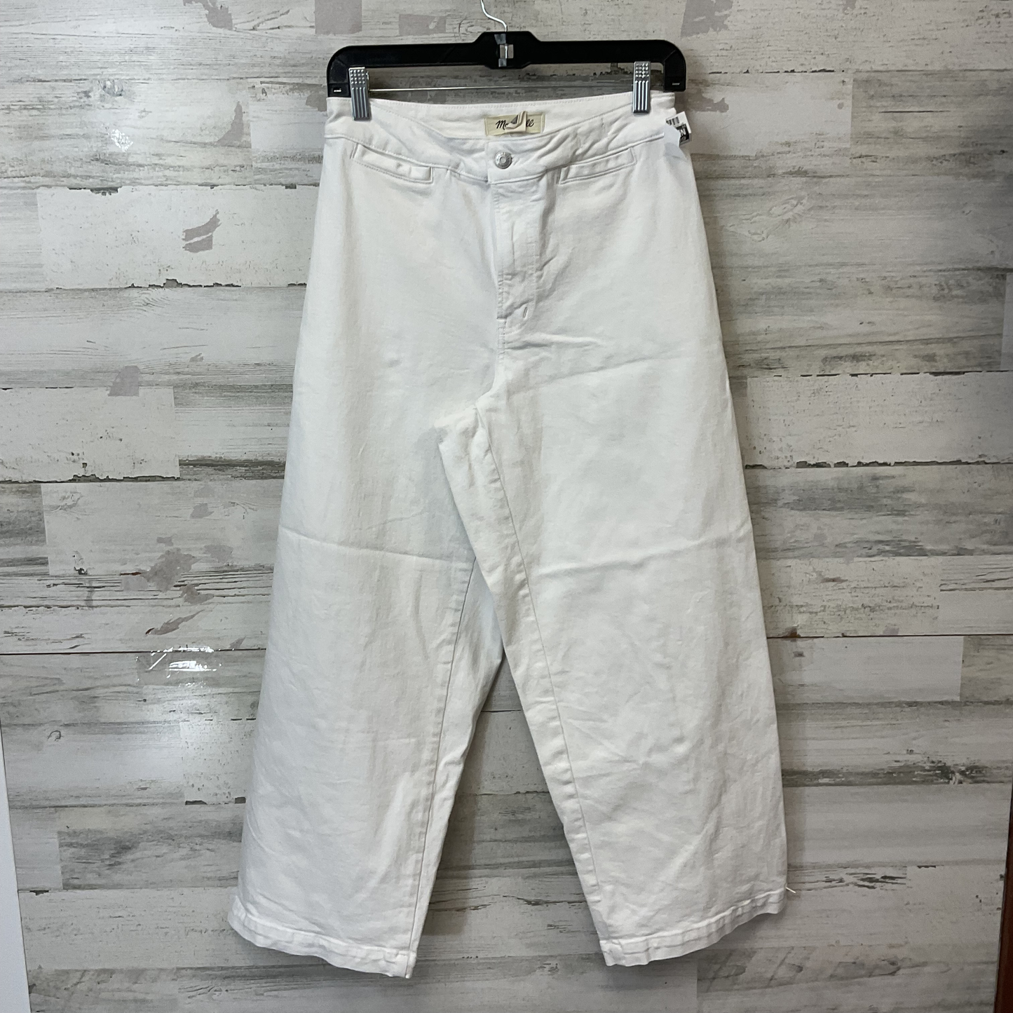 Pants Wide Leg By Madewell In White, Size: 6