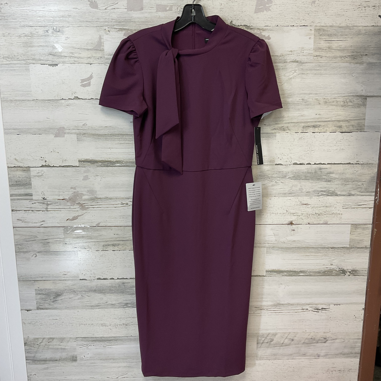 Dress Work By Maggy London In Purple, Size: M