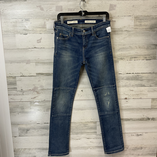 Jeans Straight By Pilcro In Blue Denim, Size: 8