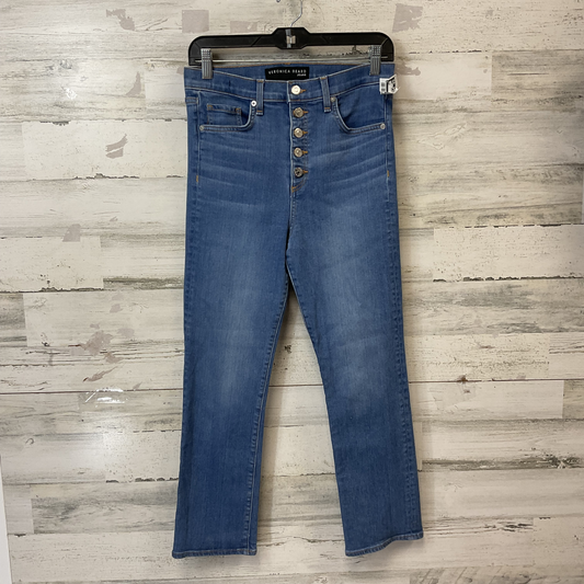 Jeans Flared By Veronica Beard In Blue Denim, Size: 4