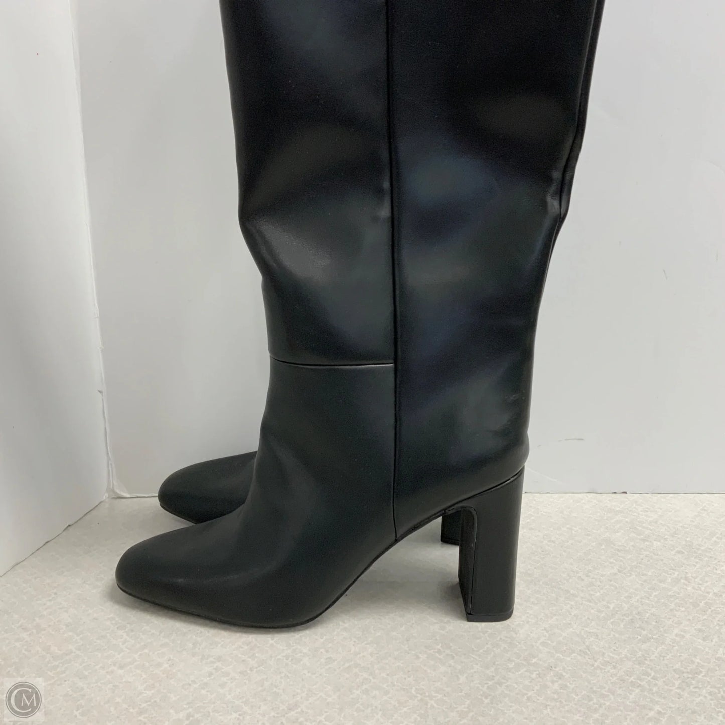 Boots Knee Heels By A New Day In Black, Size: 11