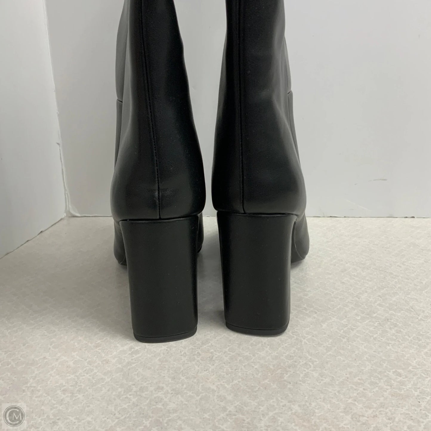 Boots Knee Heels By A New Day In Black, Size: 11