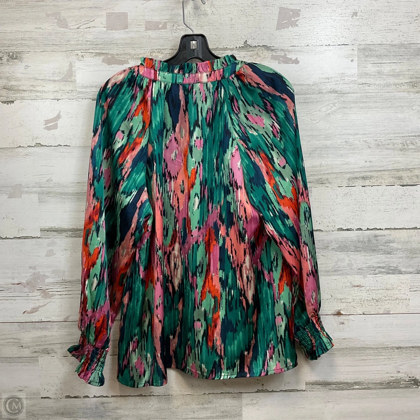 Blouse Long Sleeve By Jodifl In Green, Size: S