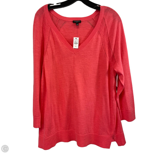 Top Long Sleeve By Talbots In Orange, Size: Lp