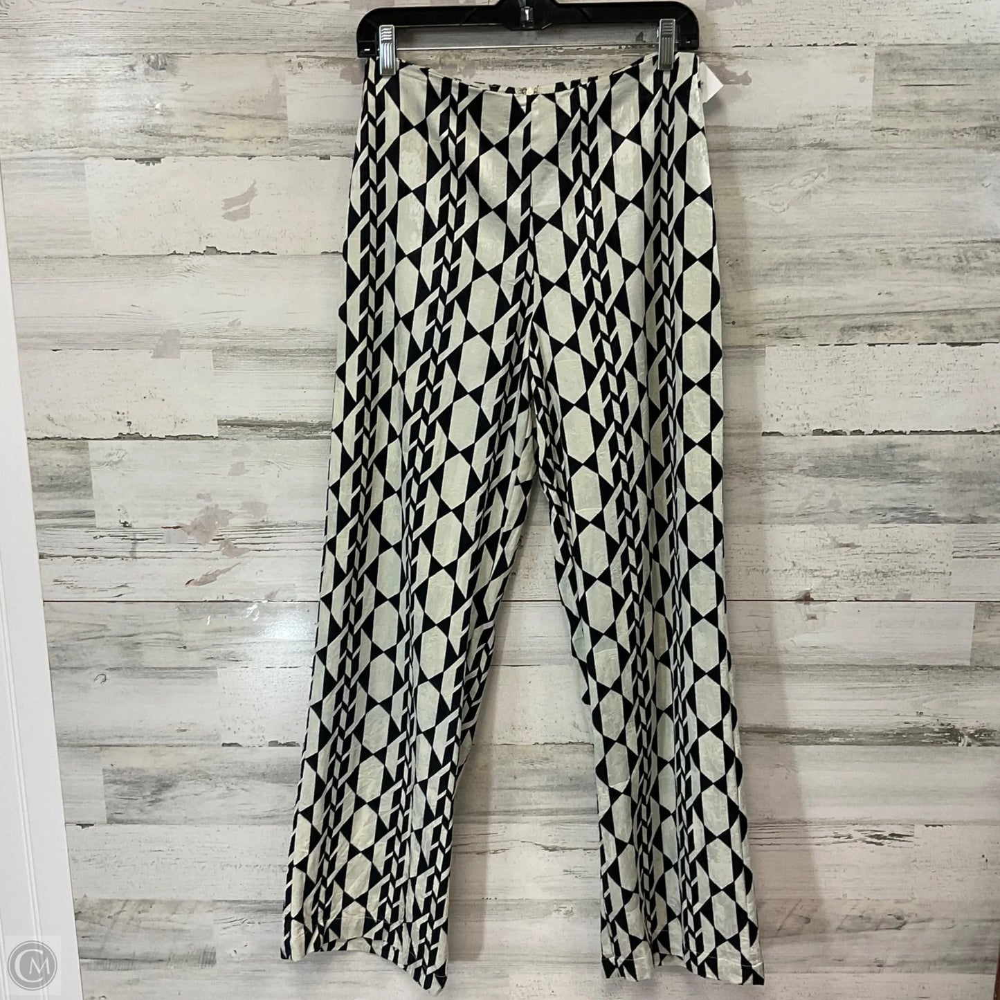 Pants Other By Le Lis In Black & Cream, Size: L
