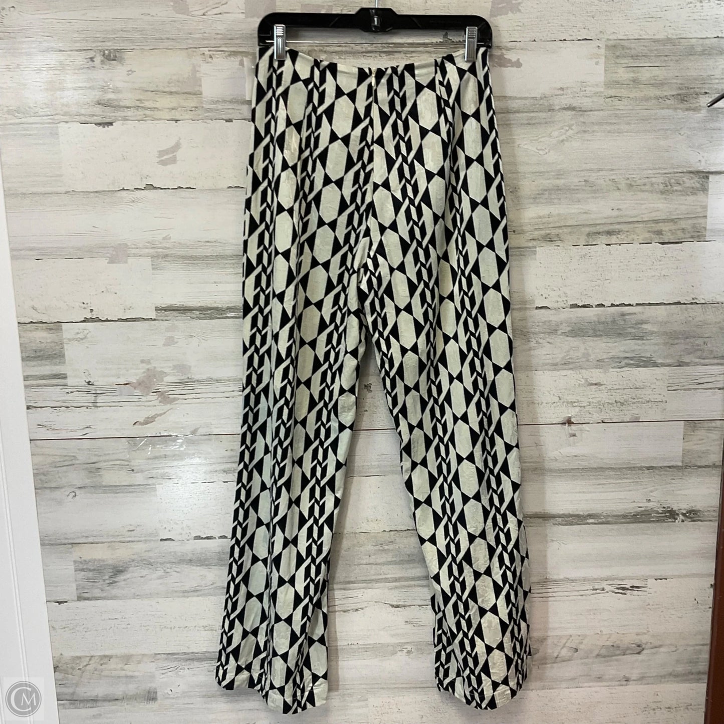 Pants Other By Le Lis In Black & Cream, Size: L