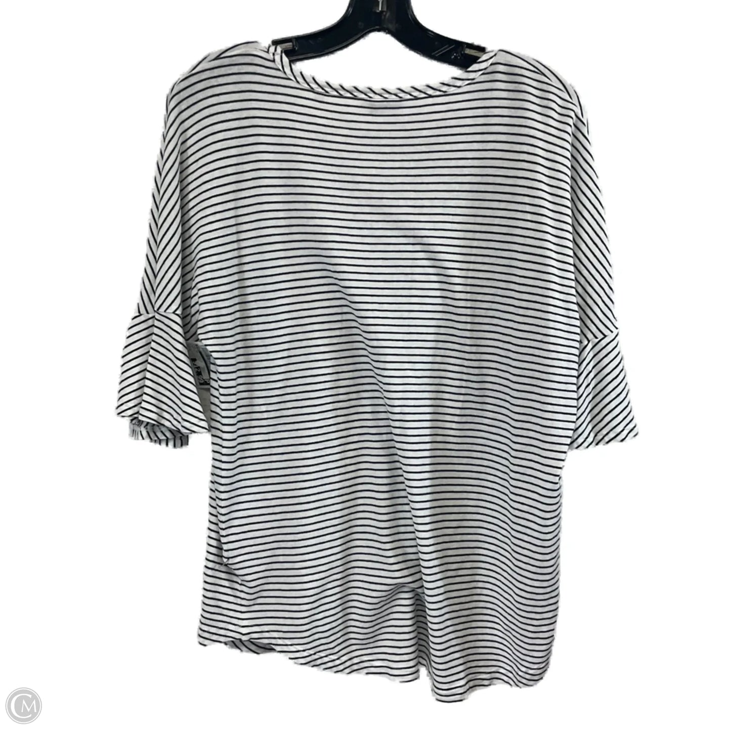 Top Short Sleeve By Cabi In White, Size: S