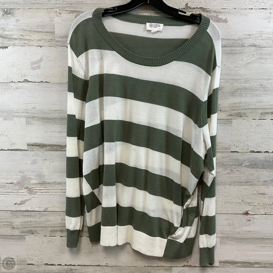 Top Long Sleeve By CANDACE CAMERON BURE In Green, Size: 2x