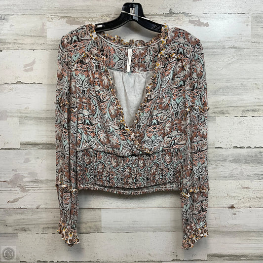 Top Long Sleeve By Anthropologie In White, Size: Mp