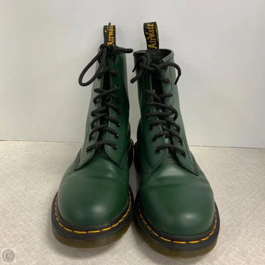 Boots Combat By Dr Martens In Green, Size: 8