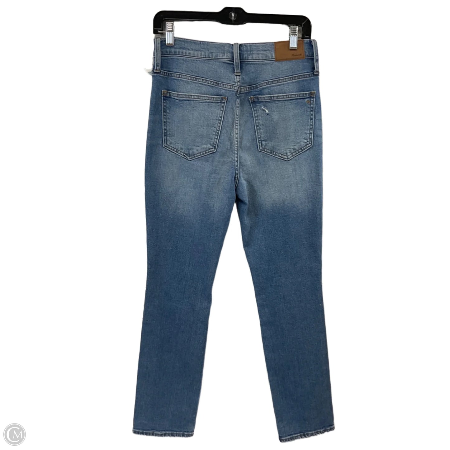 Jeans Straight By Madewell In Blue Denim, Size: 4