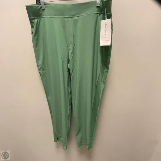 Athletic Pants By Athleta In Green, Size: Xl