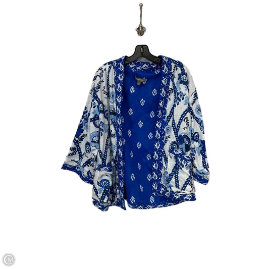 Kimono By Style And Company In Blue, Size: M