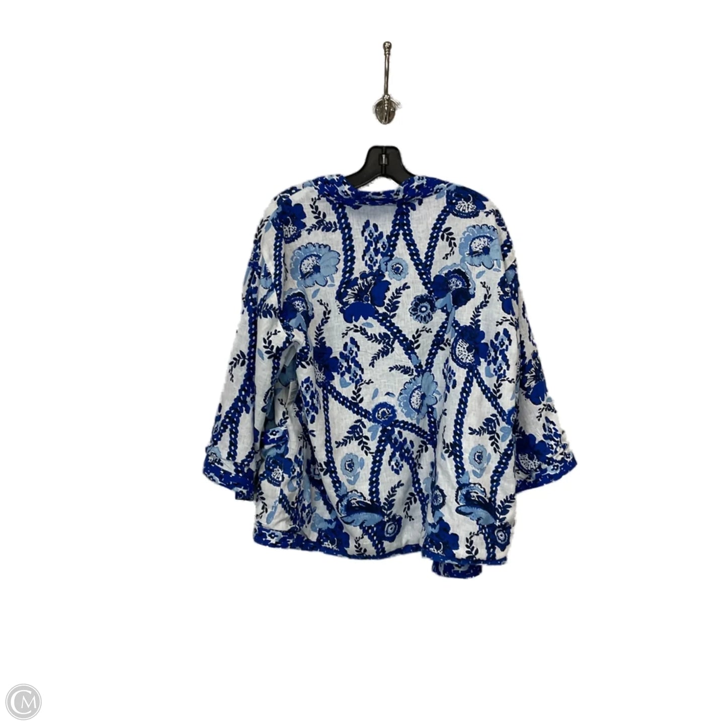 Kimono By Style And Company In Blue, Size: M
