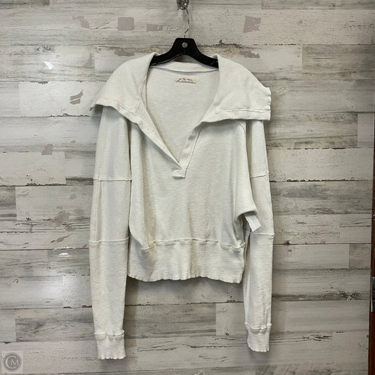 Top Long Sleeve By We The Free In White, Size: L