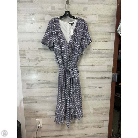 Dress Casual Midi By Lane Bryant In Blue, Size: 4x