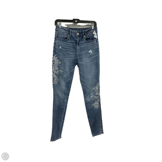Jeans Skinny By White House Black Market In Blue Denim, Size: 4
