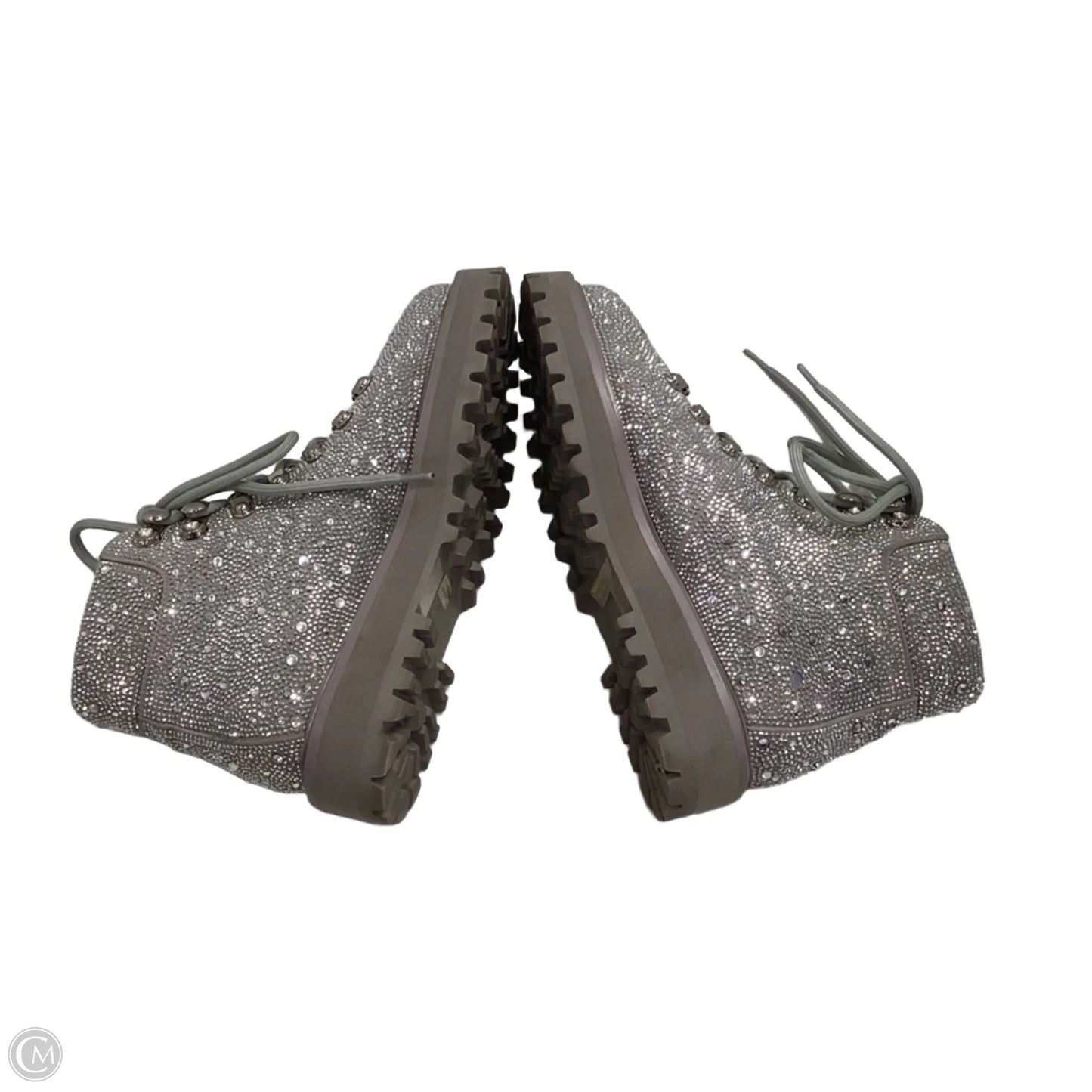Boots Combat By Lola Cruz In Silver, Size: 7