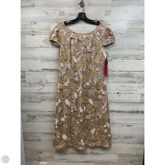 Dress Party Midi By Alex Evenings In Gold, Size: 14
