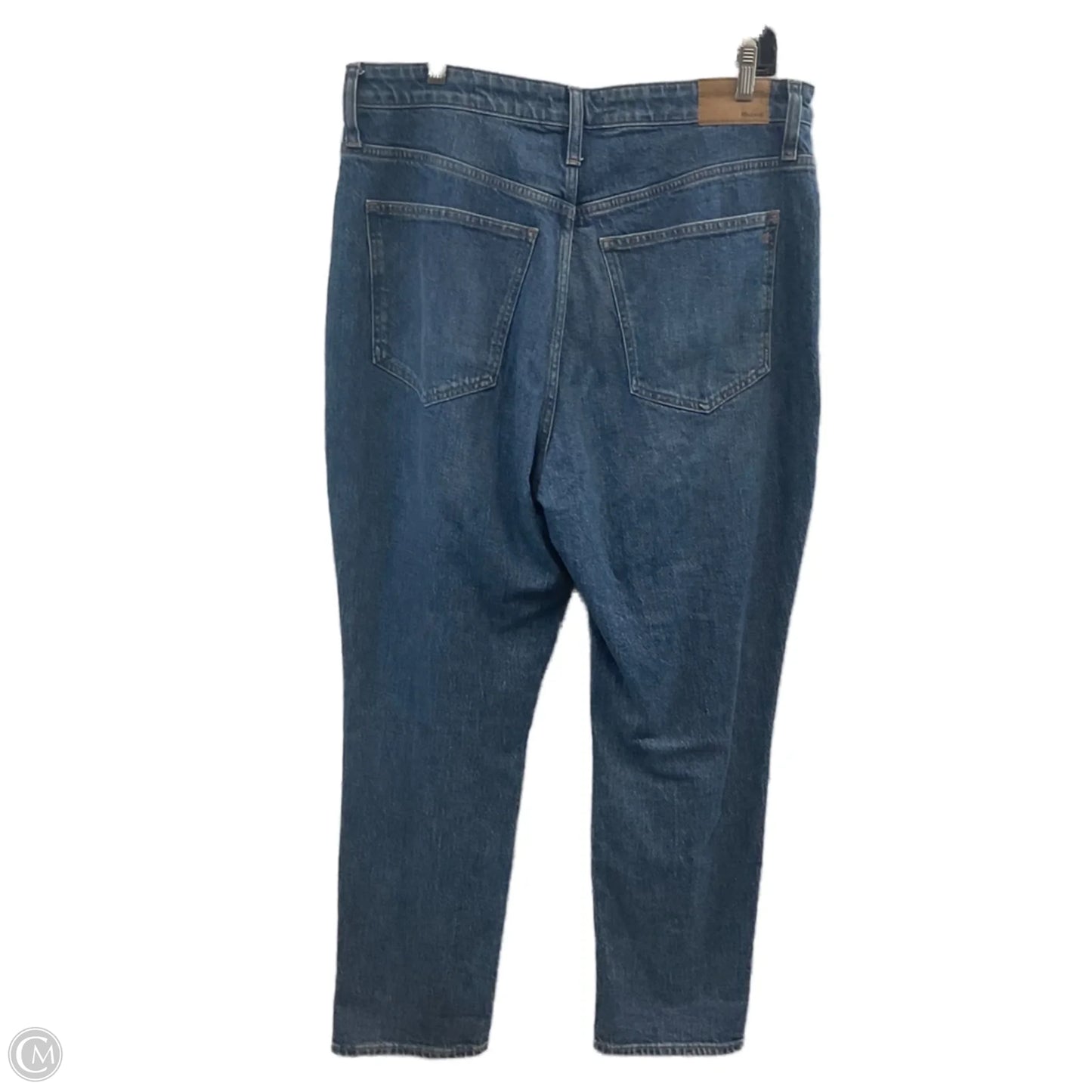 Jeans Straight By Madewell In Blue Denim, Size: 14